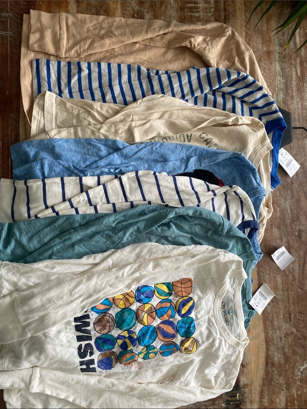 7 Crewcuts Jcrew long sleeve shirts size 8/9